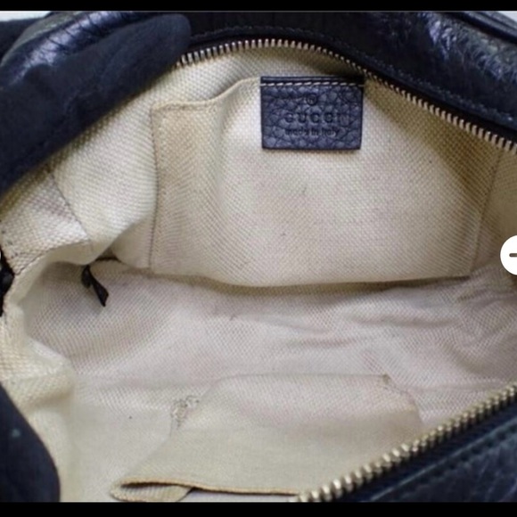 Gucci Soho Disco Gold Hardware Crossbody Small Black Leather - Picture 5 of 8